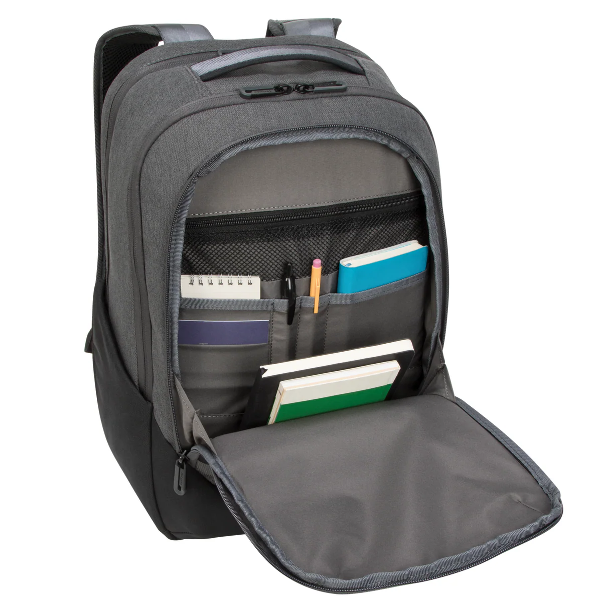 15.6" Cypress Hero Backpack with EcoSmart® (Light Grey) - Image 4