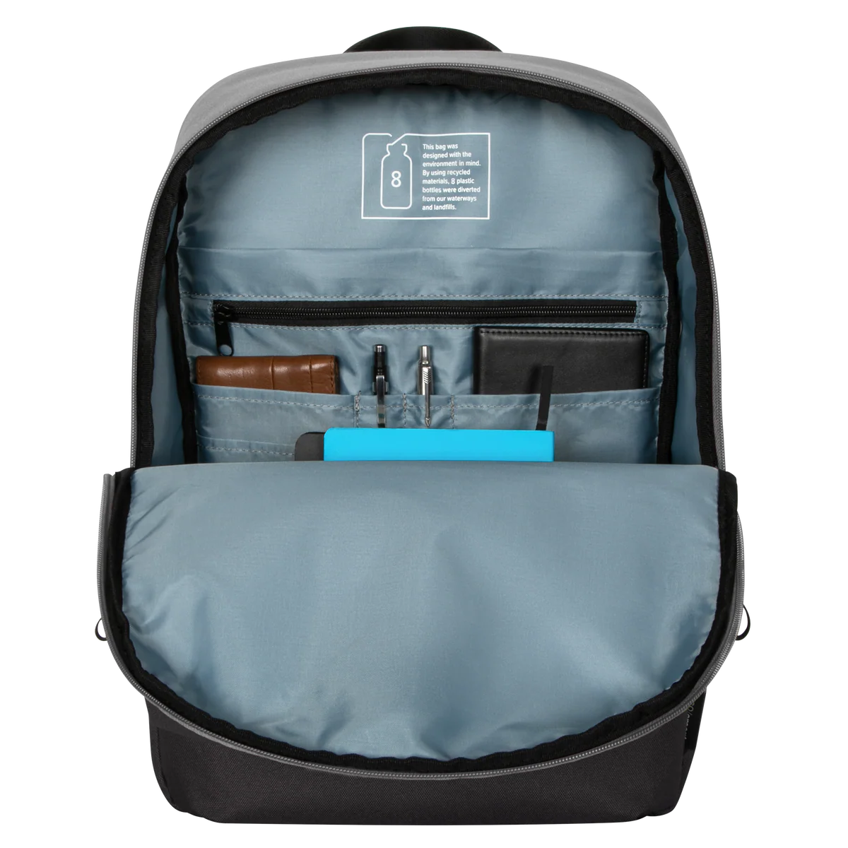 16" Sagano™ EcoSmart® Commuter Backpack - Grey - Image 2