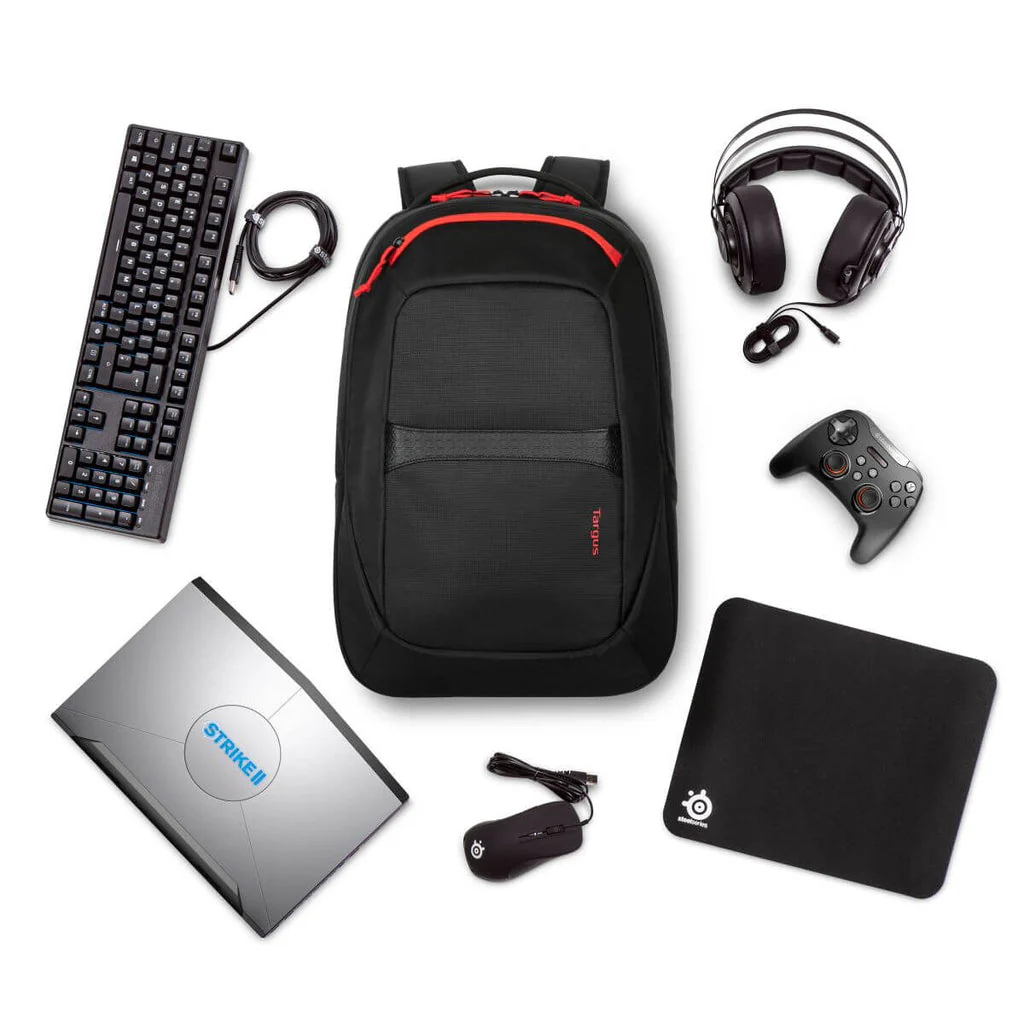 17.3" Strike II Gaming Laptop Backpack - Black - Image 10
