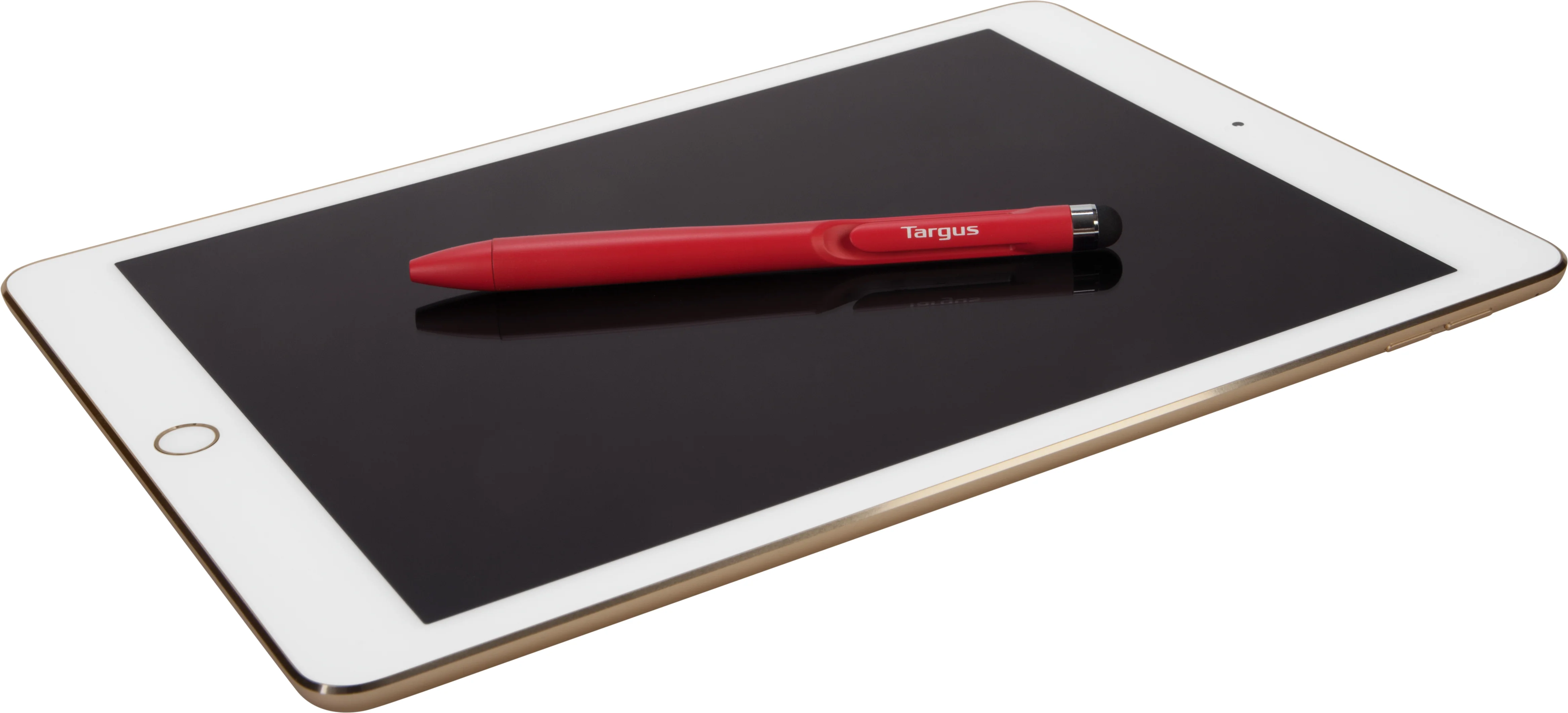 Antimicrobial 2-in-1 Smooth glide stylus and pen - Red - Image 2