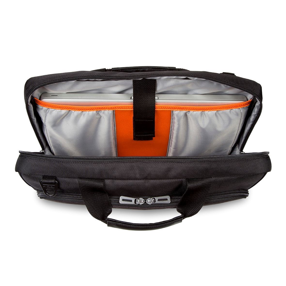 14-15.6" CitySmart Slimline Topload Laptop Case - Black/Grey - Image 3