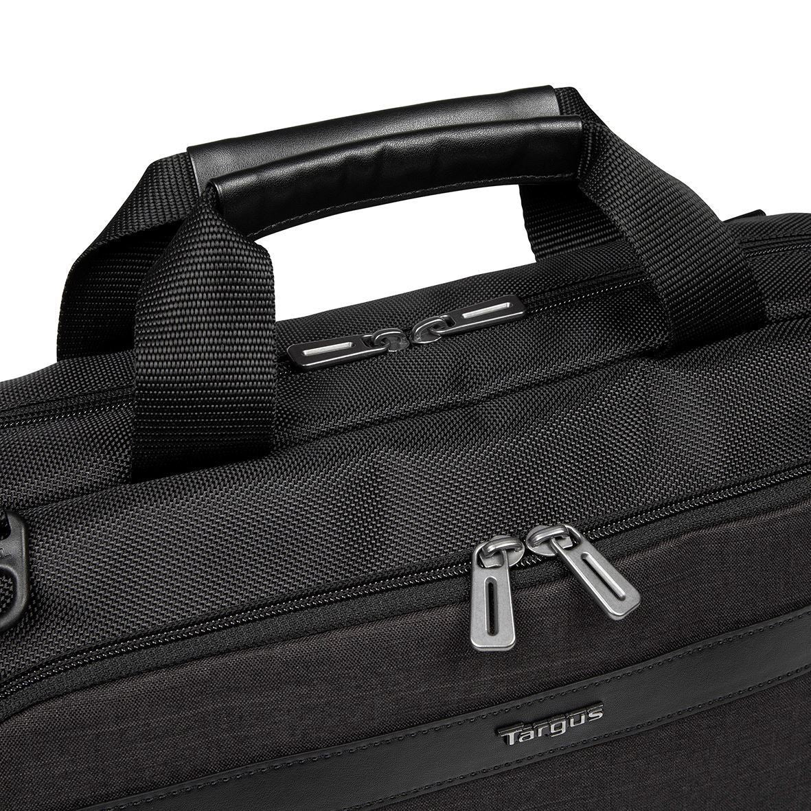14-15.6" CitySmart Slimline Topload Laptop Case - Black/Grey - Image 4