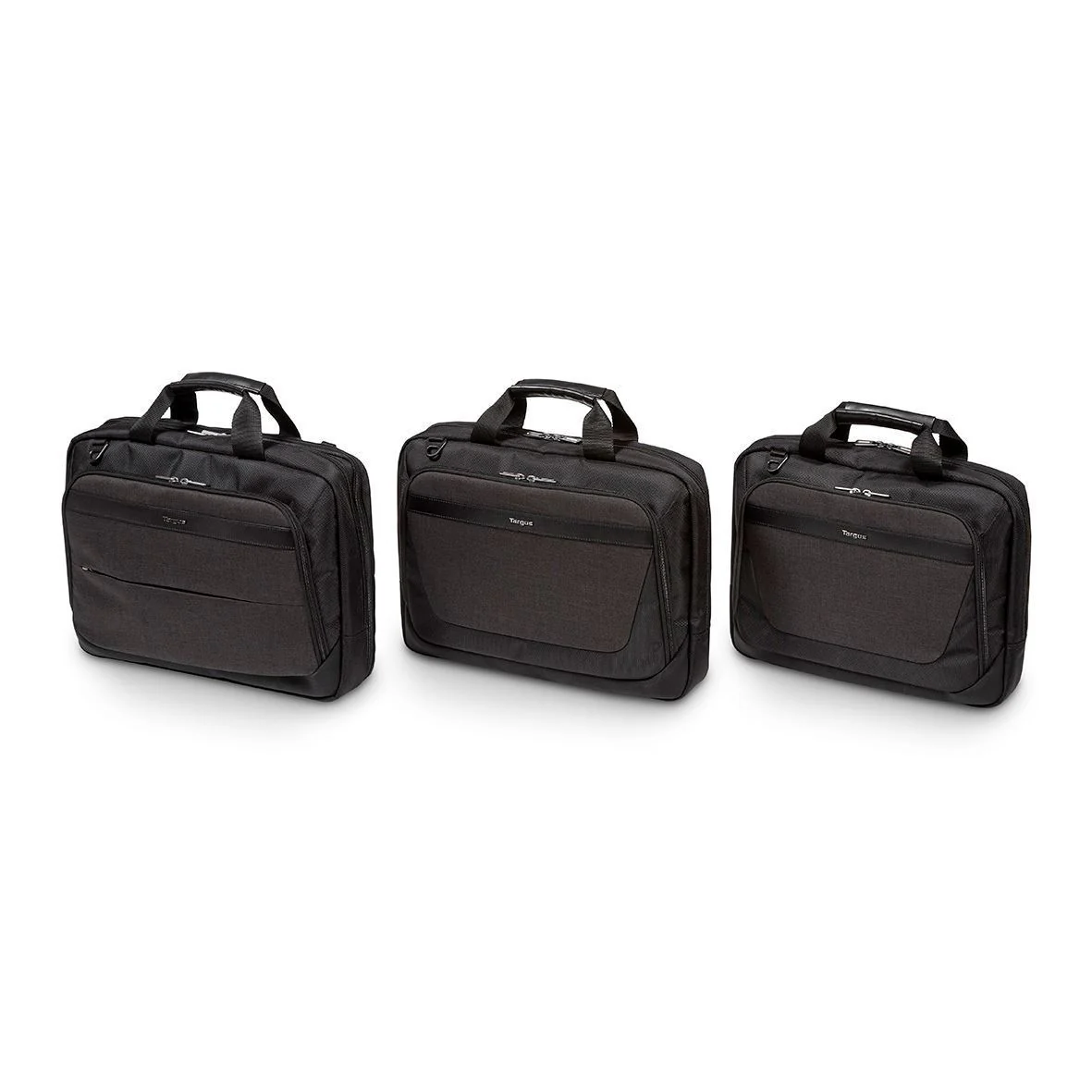 14-15.6" CitySmart Slimline Topload Laptop Case - Black/Grey - Image 6