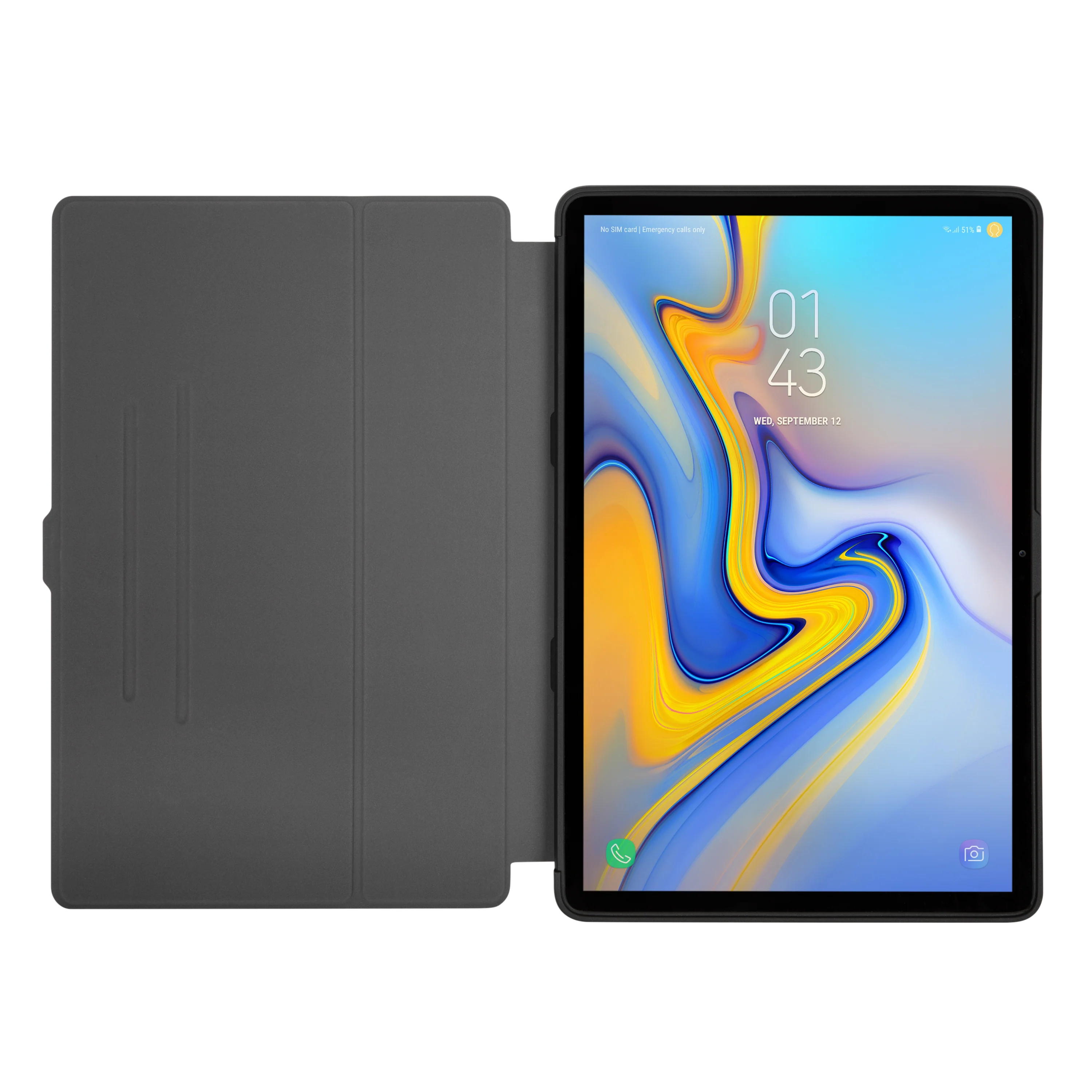 Click-In™ Case for Samsung Galaxy® Tab S8+, Tab S7+ and Tab S7 FE - Black - Image 3
