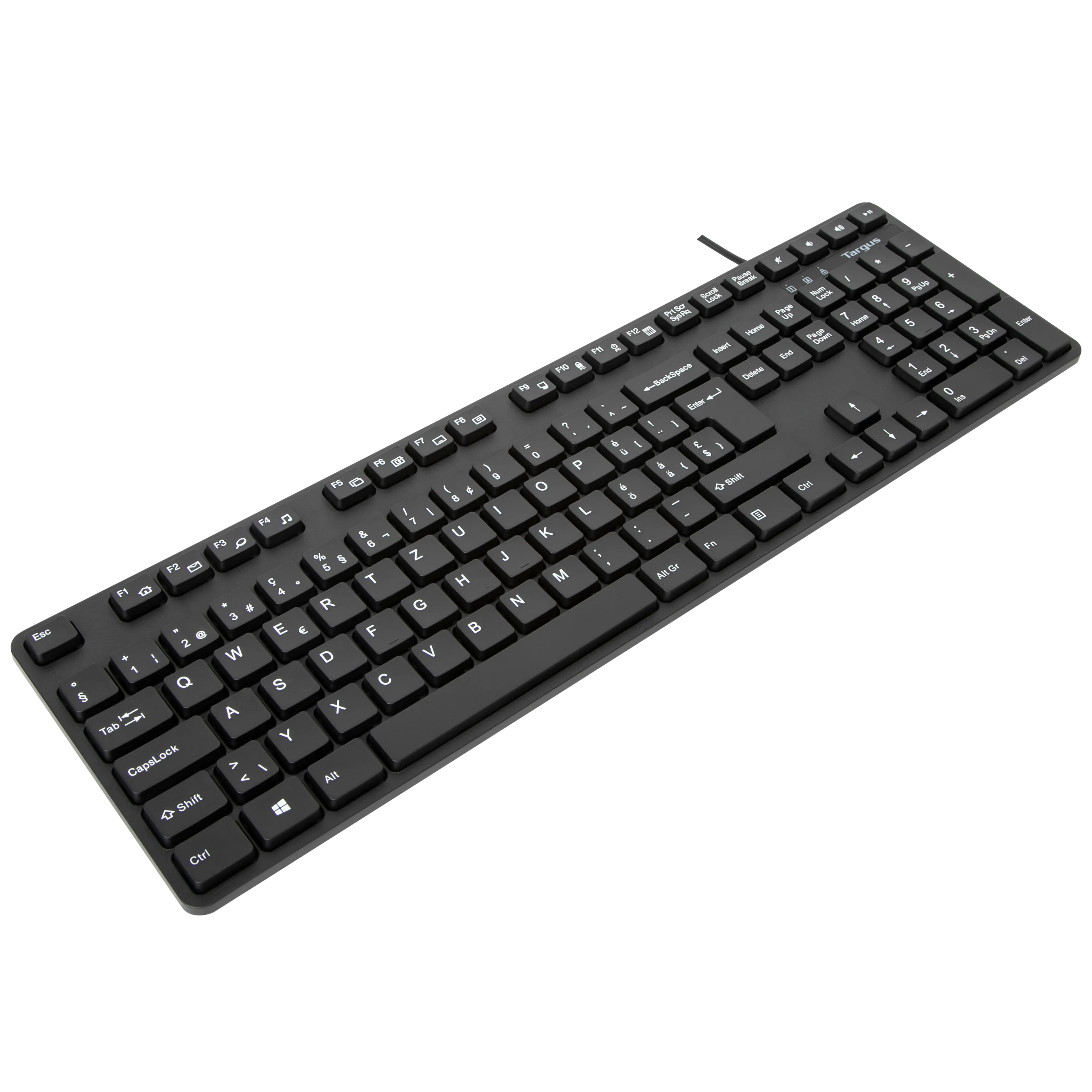 Full-Size Antimicrobial Wired Keyboard
