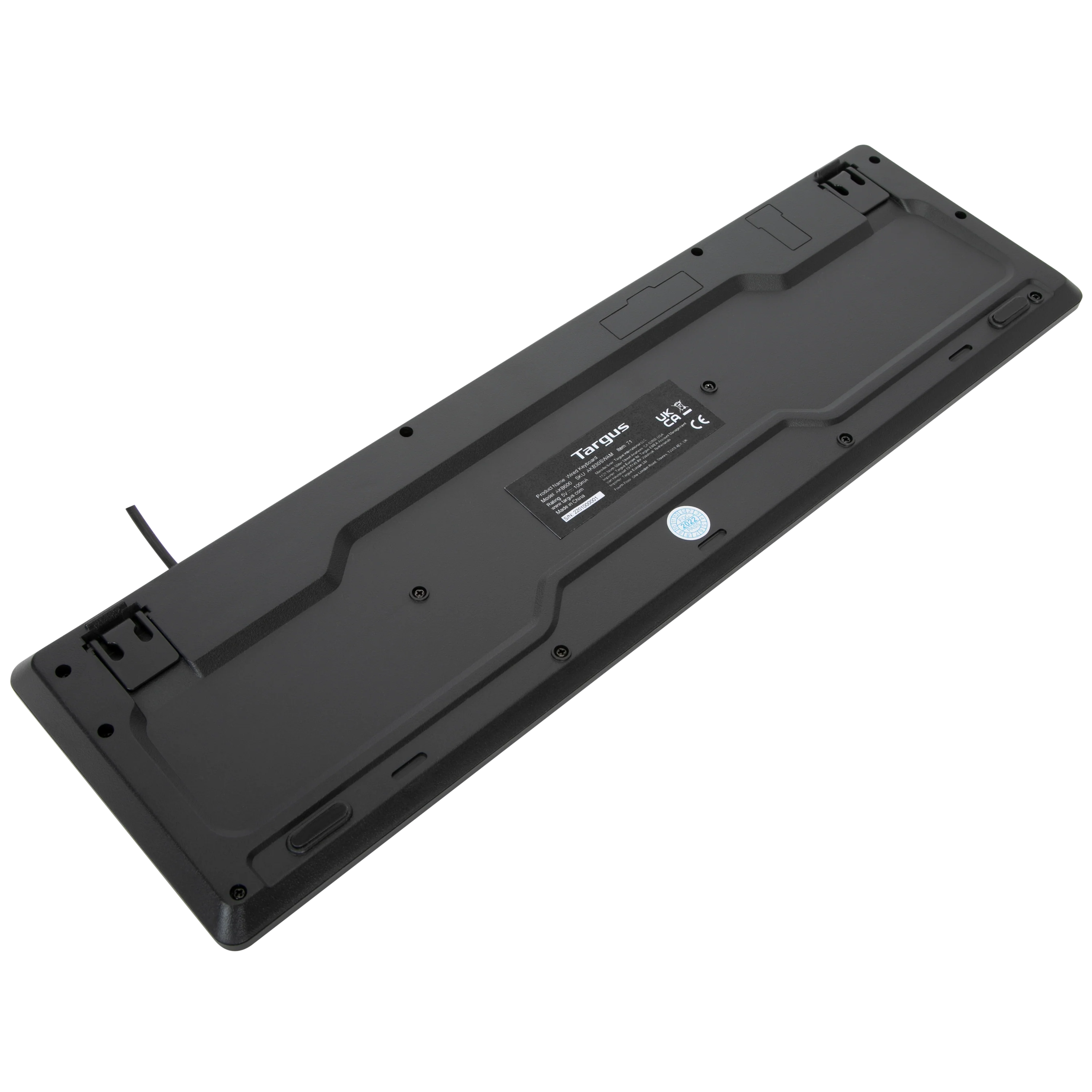 Full-Size Antimicrobial Wired Keyboard - Image 3