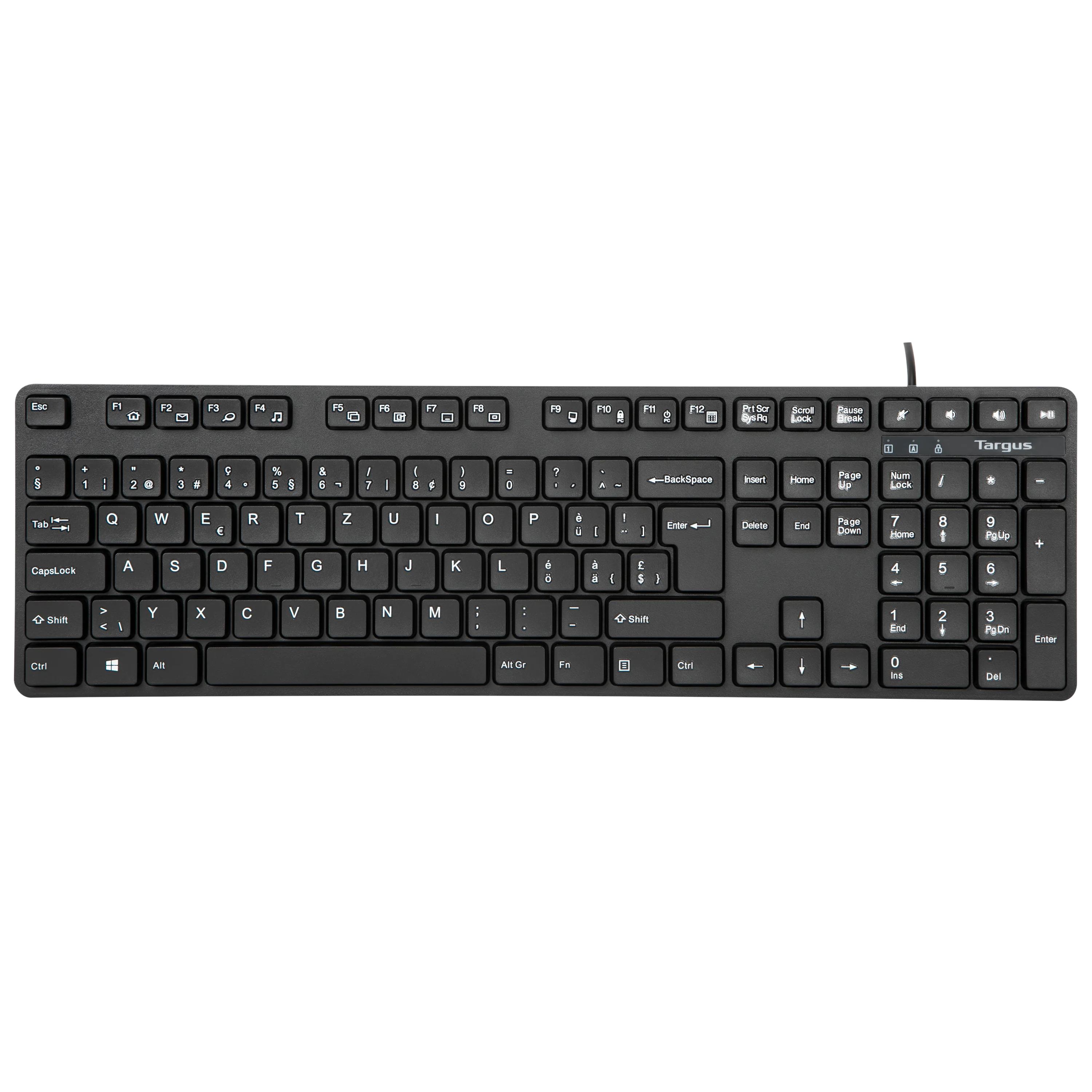 Full-Size Antimicrobial Wired Keyboard - Image 7