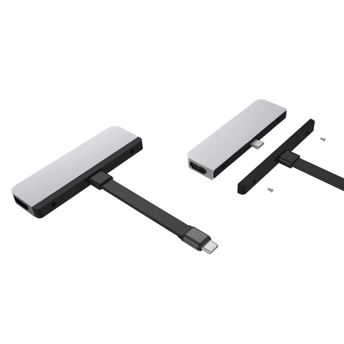 HyperDrive 6-in-1 USB-C Hub for iPad Pro/Air - Silver - Image 6