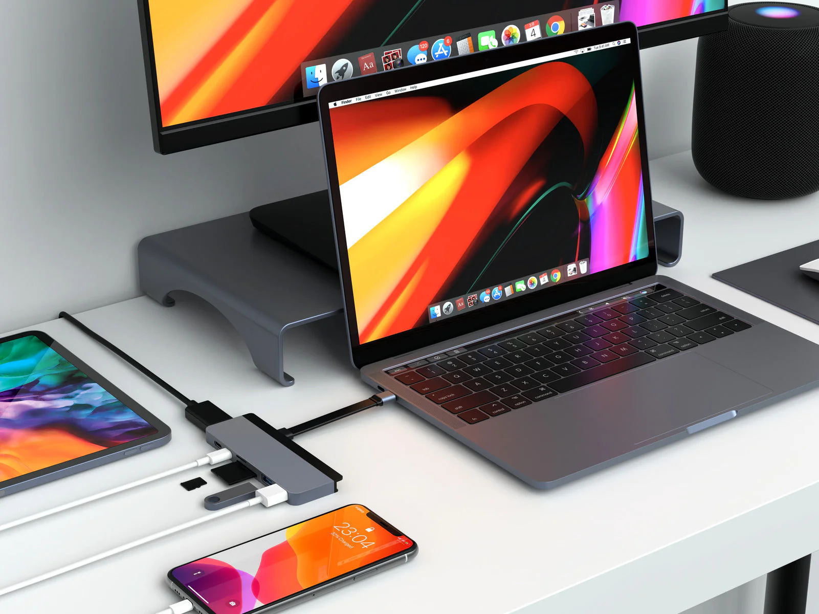 HyperDrive DUO 7-in-2 USB-C Hub - Silver - Image 12