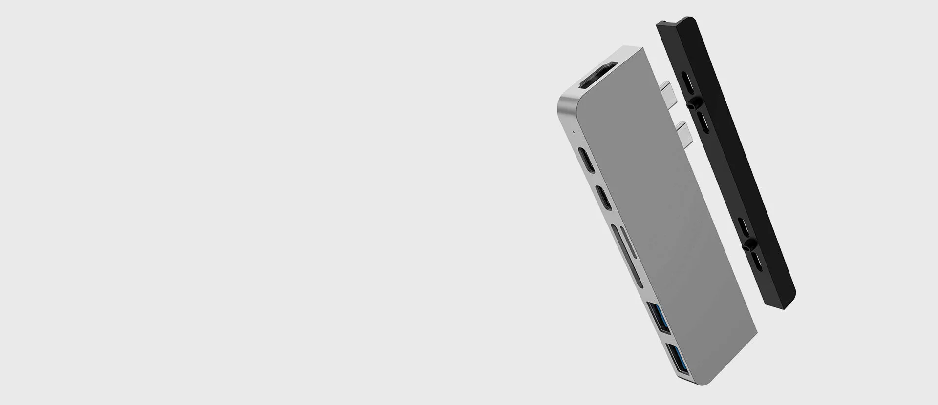 HyperDrive DUO 7-in-2 USB-C Hub - Silver - Image 18