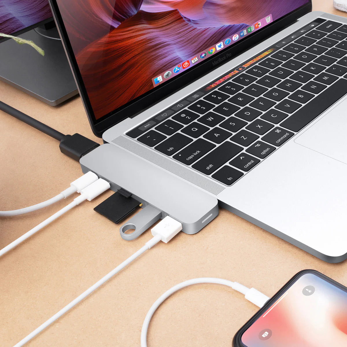 HyperDrive DUO 7-in-2 USB-C Hub - Silver - Image 6