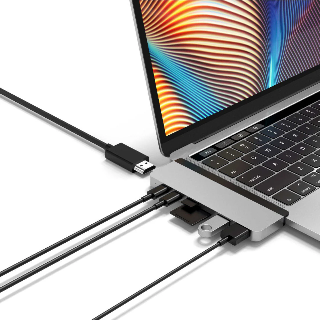 HyperDrive DUO 7-in-2 USB-C Hub - Silver - Image 9