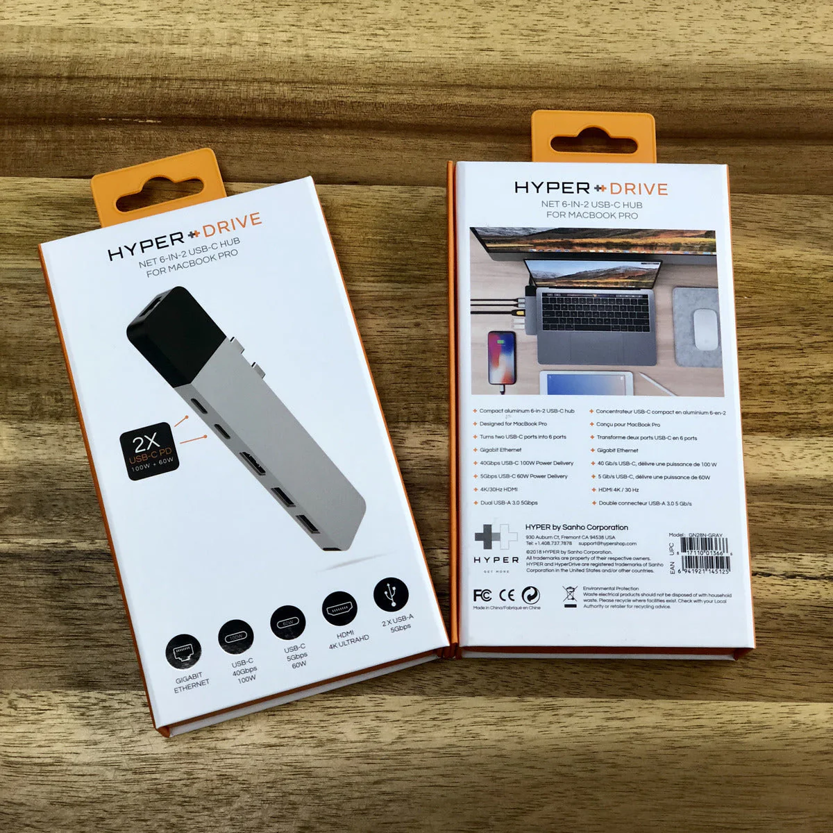 HyperDrive NET 6-in-2 USB-C Hub - Grey - Image 5