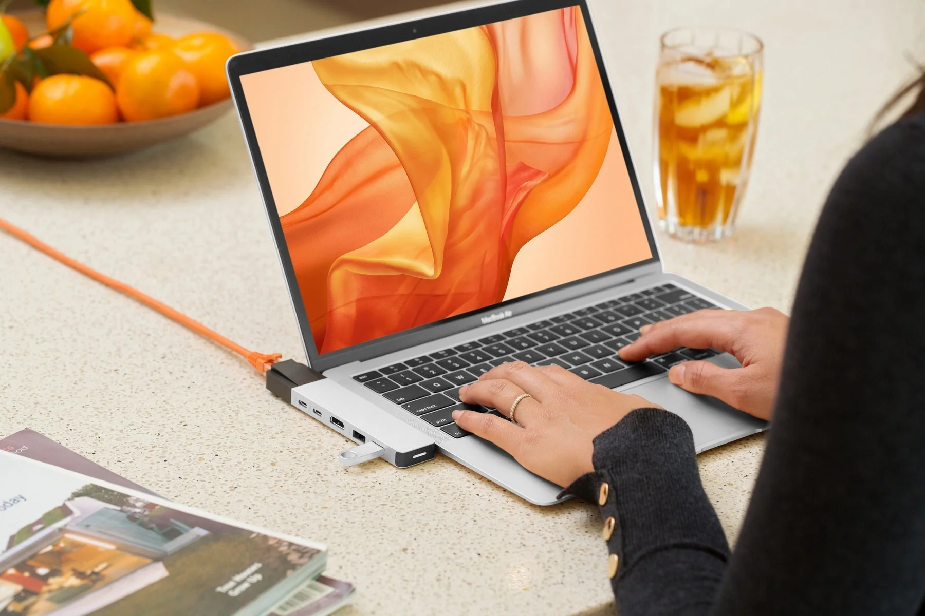 HyperDrive NET 6-in-2 USB-C Hub - Silver - Image 11
