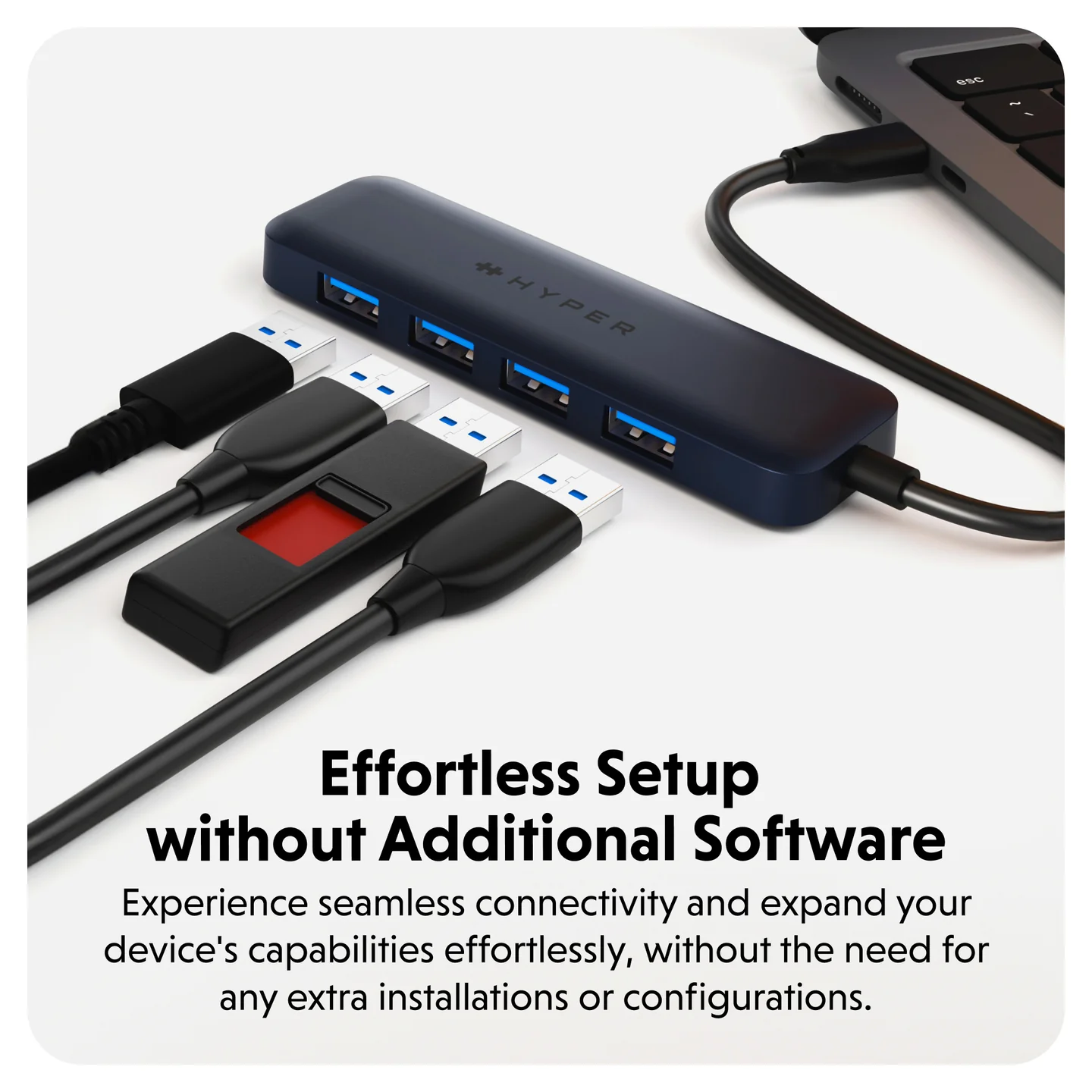 HyperDrive Next 4 Port USB-A to USB-C Hub - Image 4