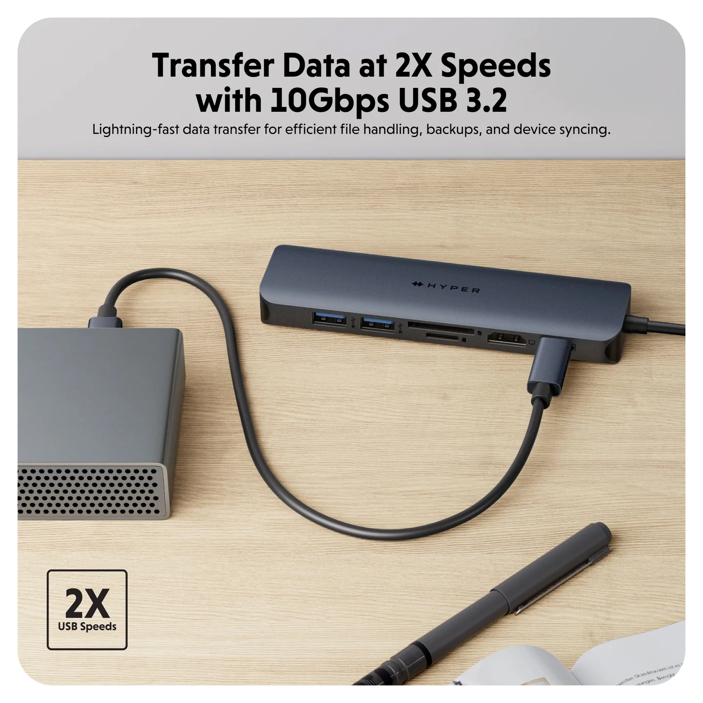 HyperDrive Next 7 Port USB-C Hub - Image 9