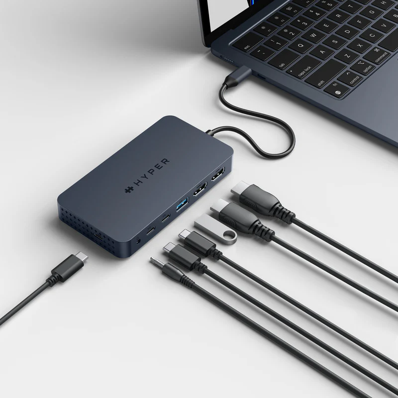 HyperDrive Next Dual 4K HDMI 7 Port USB-C Hub for Macbook, PC and Chromebook - Image 12