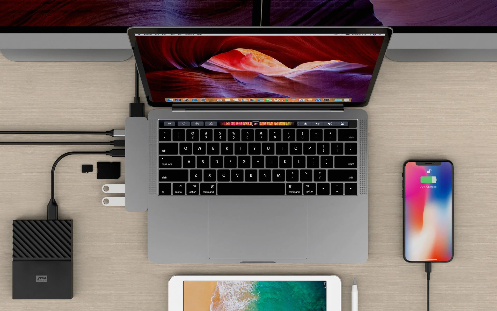 HyperDrive PRO 8-in-2 USB-C Hub - Silver - Image 10