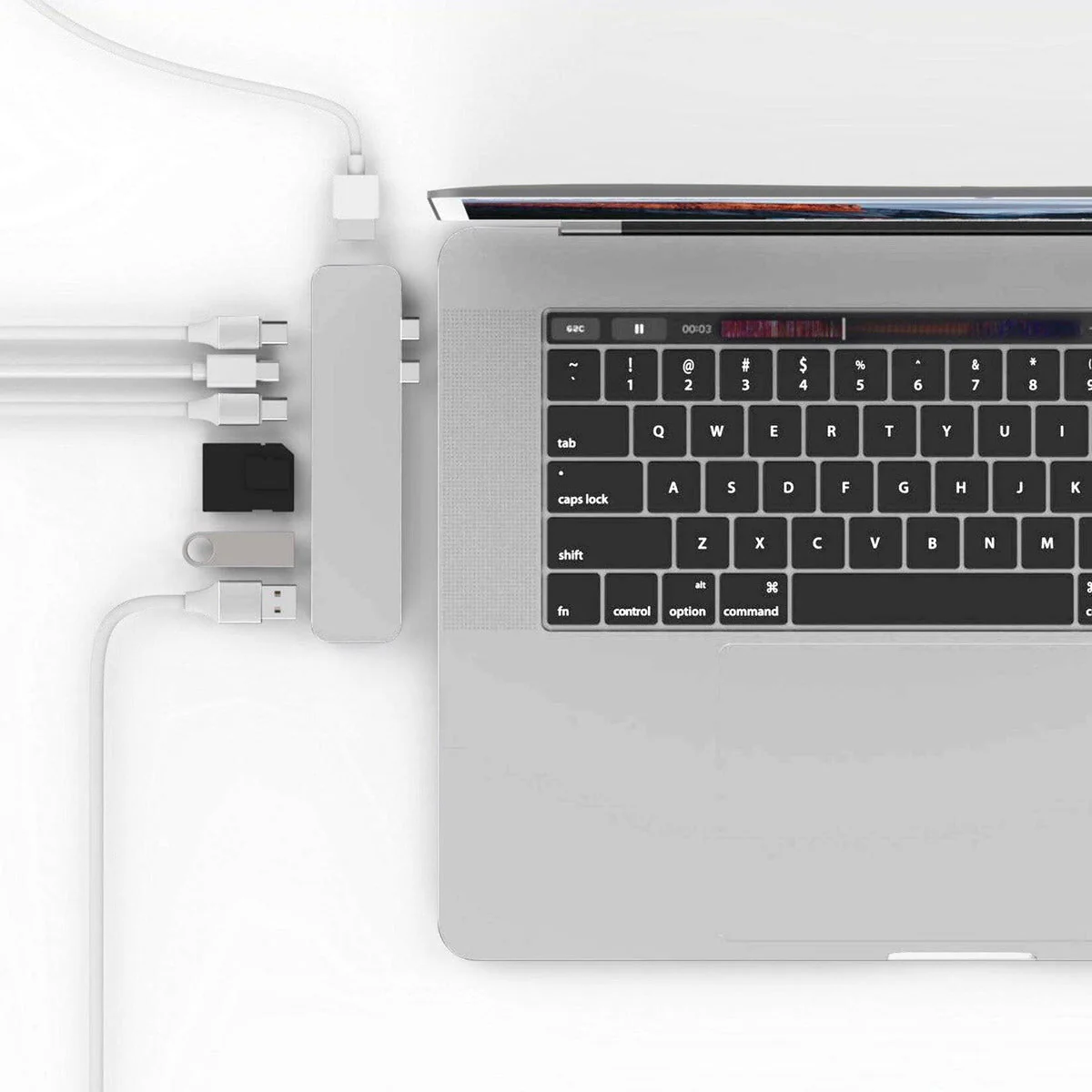 HyperDrive PRO 8-in-2 USB-C Hub - Silver - Image 5