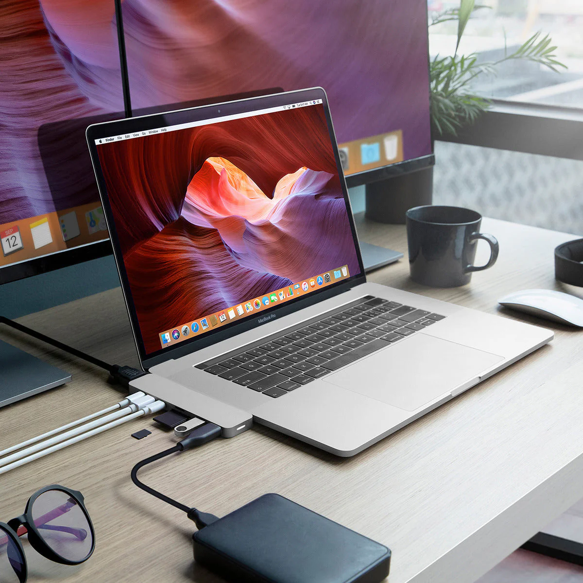 HyperDrive PRO 8-in-2 USB-C Hub - Silver - Image 6