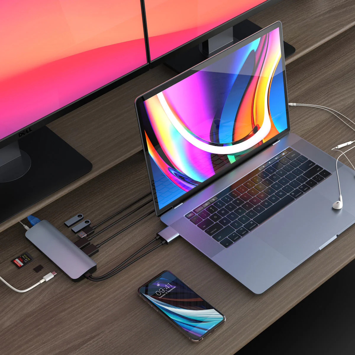 HyperDrive VIPER 10-in-2 USB-C Hub - Grey - Image 13