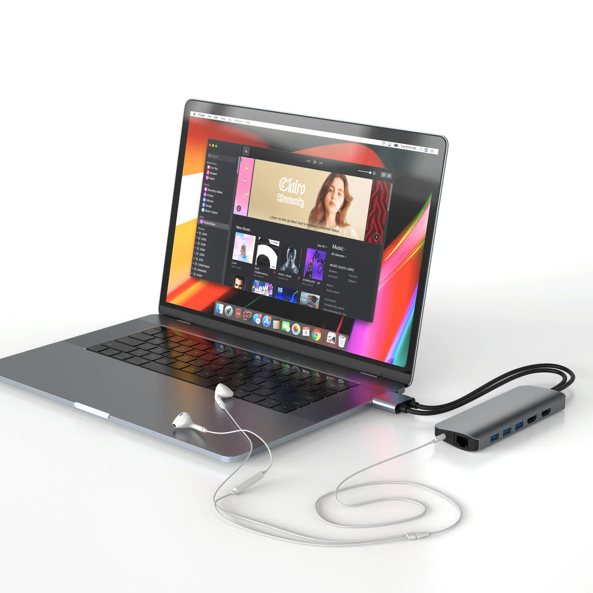 HyperDrive VIPER 10-in-2 USB-C Hub - Grey - Image 7