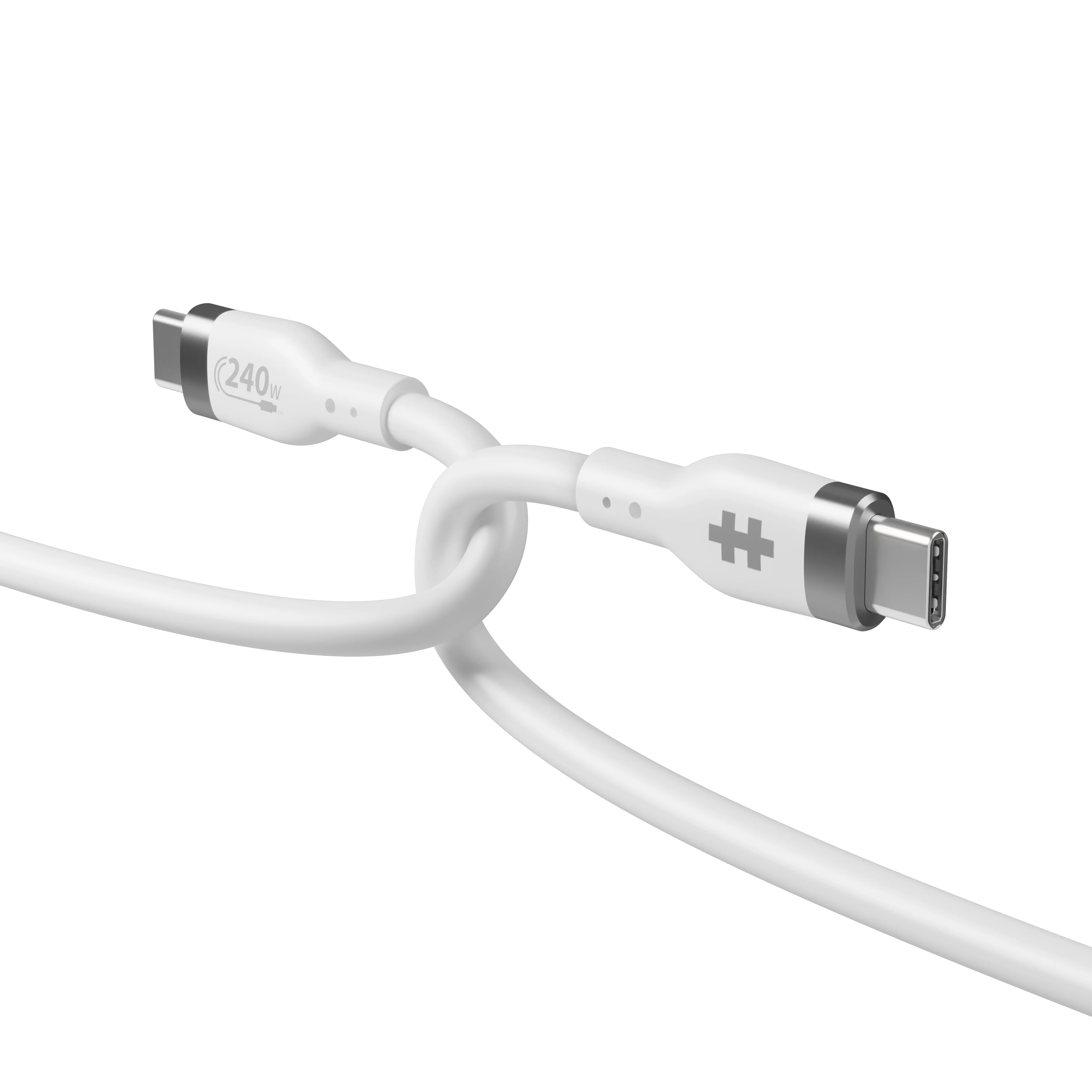 HyperJuice 240W Silicone USB-C to USB-C Cable (3ft/1m) - Image 5