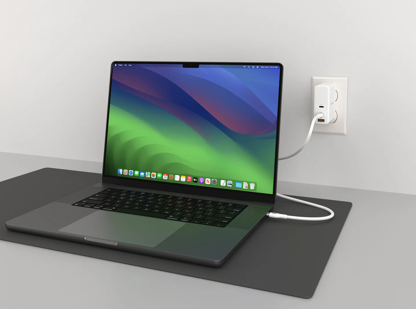 HyperJuice 240W Silicone USB-C to USB-C Cable (3ft/1m) - Image 7