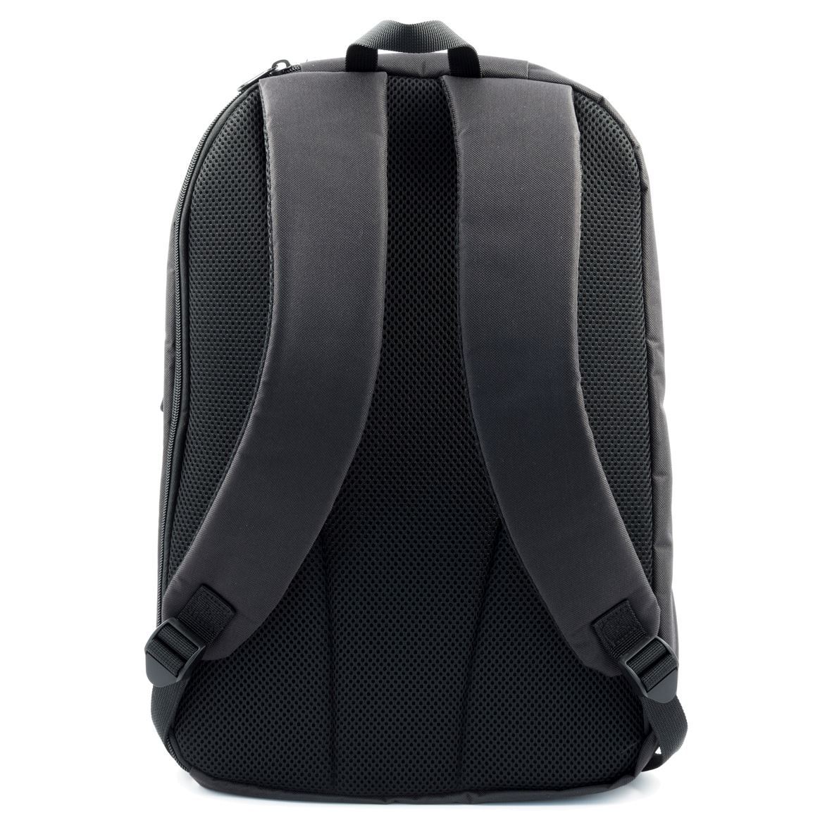 15.6" Intellect Laptop Backpack - Black/Grey - Image 3