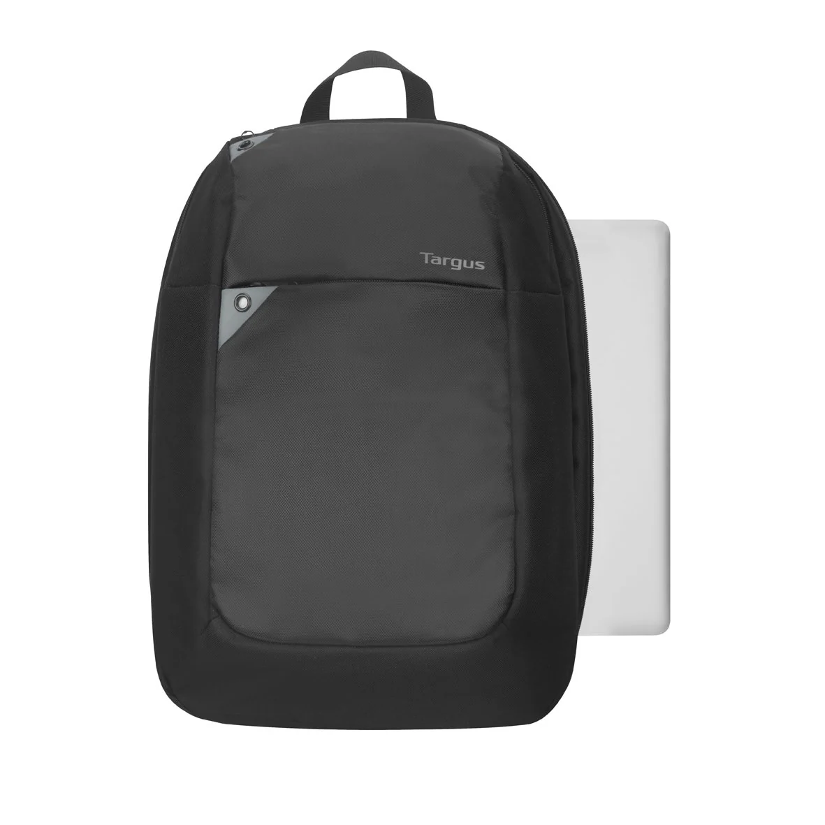 15.6" Intellect Laptop Backpack - Black/Grey - Image 4