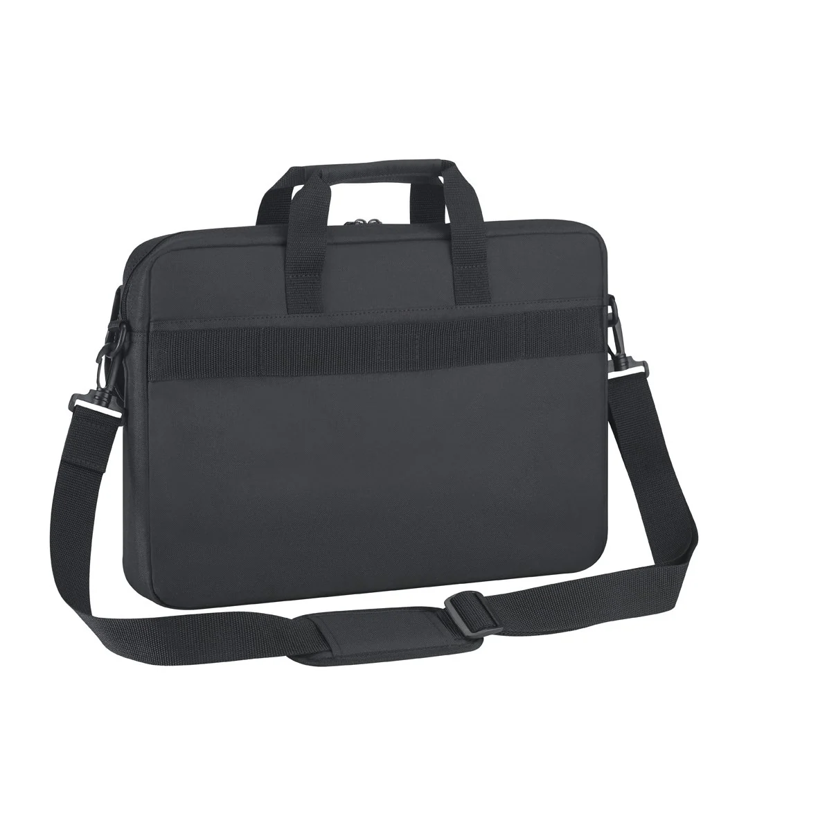 15.6" Intellect Topload Laptop Case - Black/Grey - Image 6