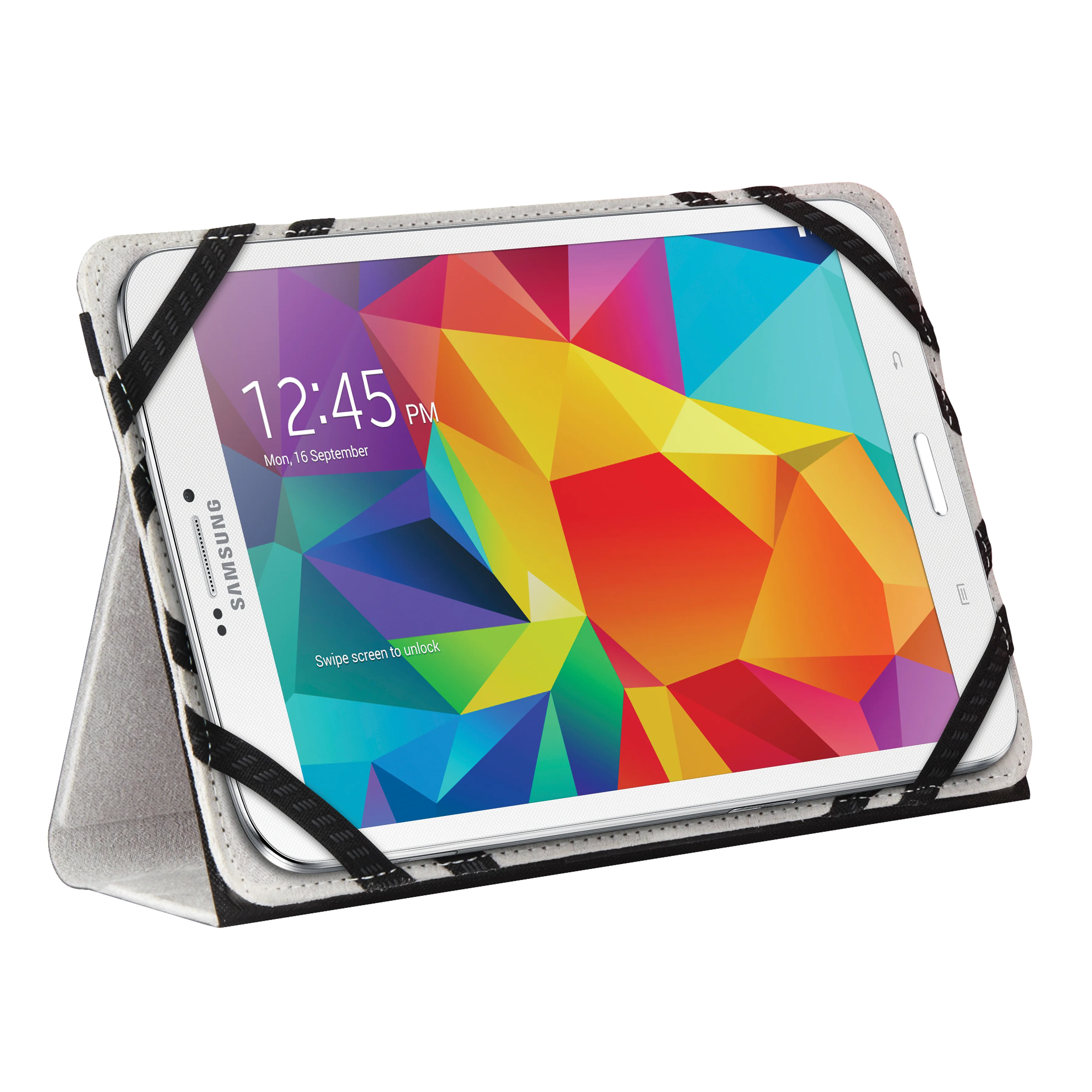 Foliostand™ Universal Tablet Case 7-8" - Black - Image 6