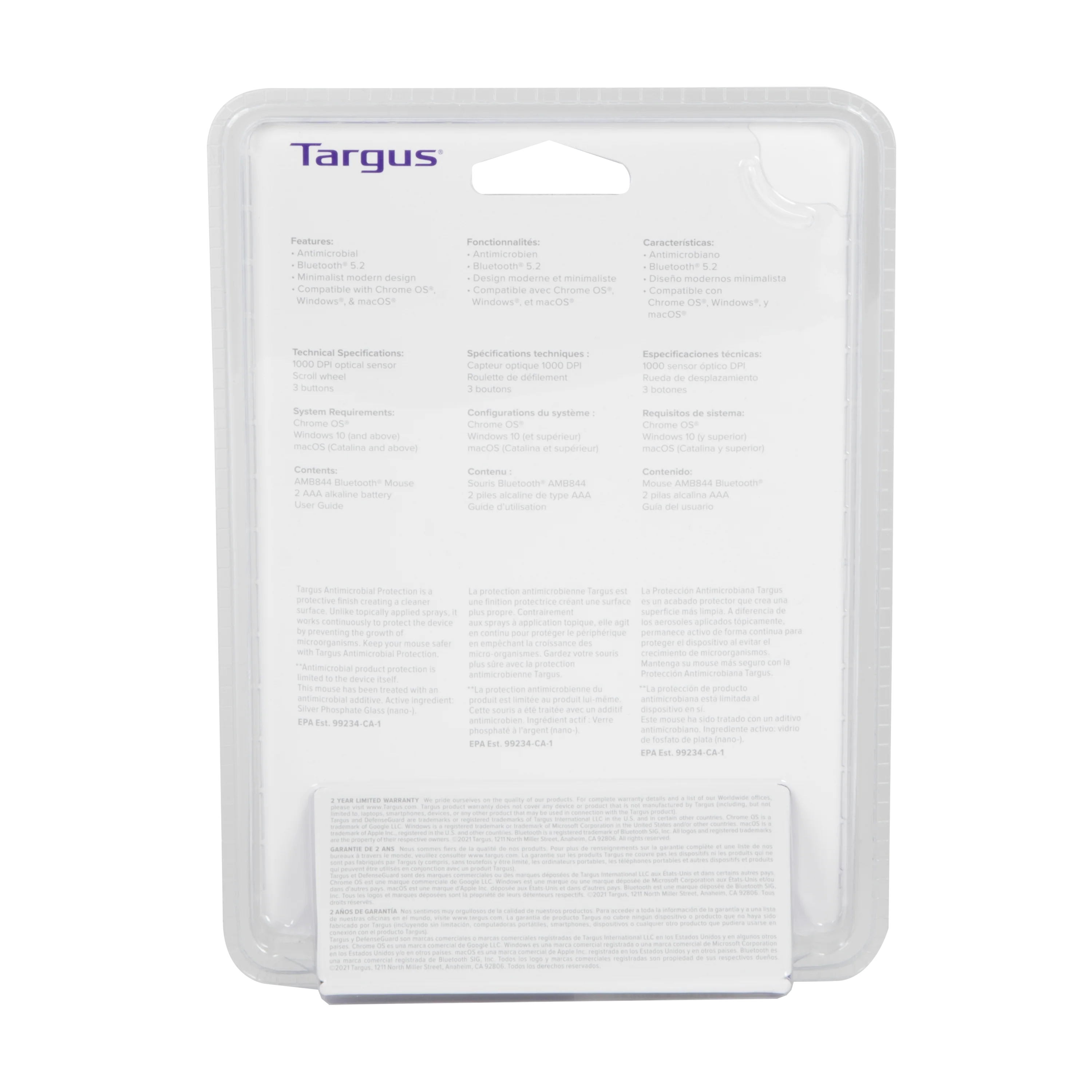 Works With Chromebook™ Bluetooth® Antimicrobial Mouse - Image 11